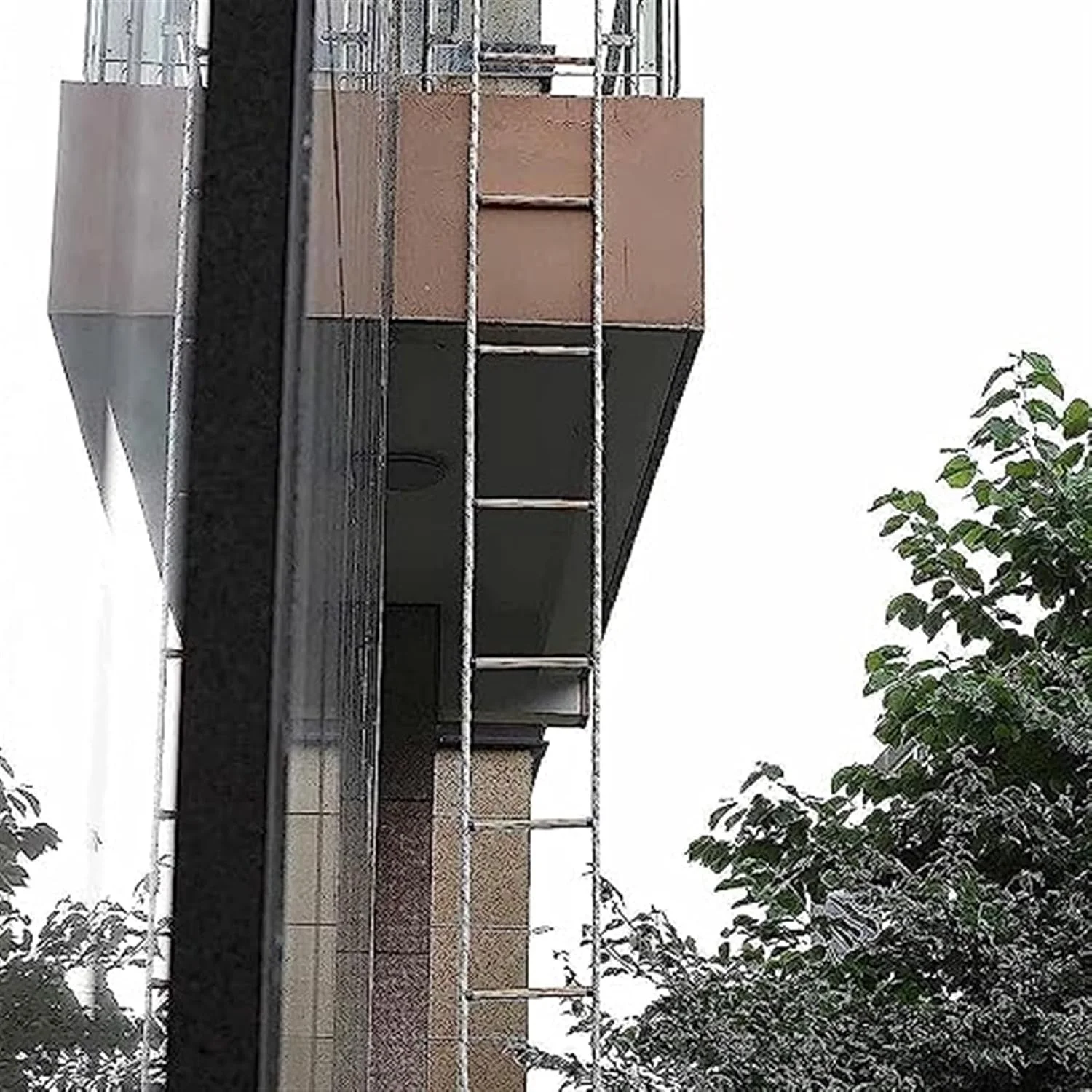 نردبان ایمنی، نردبان فرار از آتش برای ساختمان های 2 تا 6 طبقه، نردبان های ایمنی تخلیه، نردبان فرار اضطراری از آتش / طول 8 متر