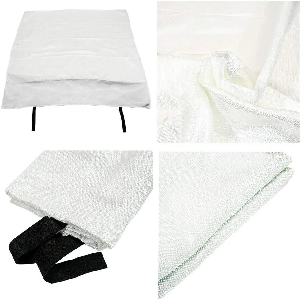 پتو اطفاء حریق با رهاسازی سریع، پتو ایمنی آتش نشانی در جعبه با حلقه، 1.2 x 1.2 متر، نصب آسان و استقرار سریع در مواقع اضطراری، ایده آل برای آشپزخانه، منزل و دفتر کار