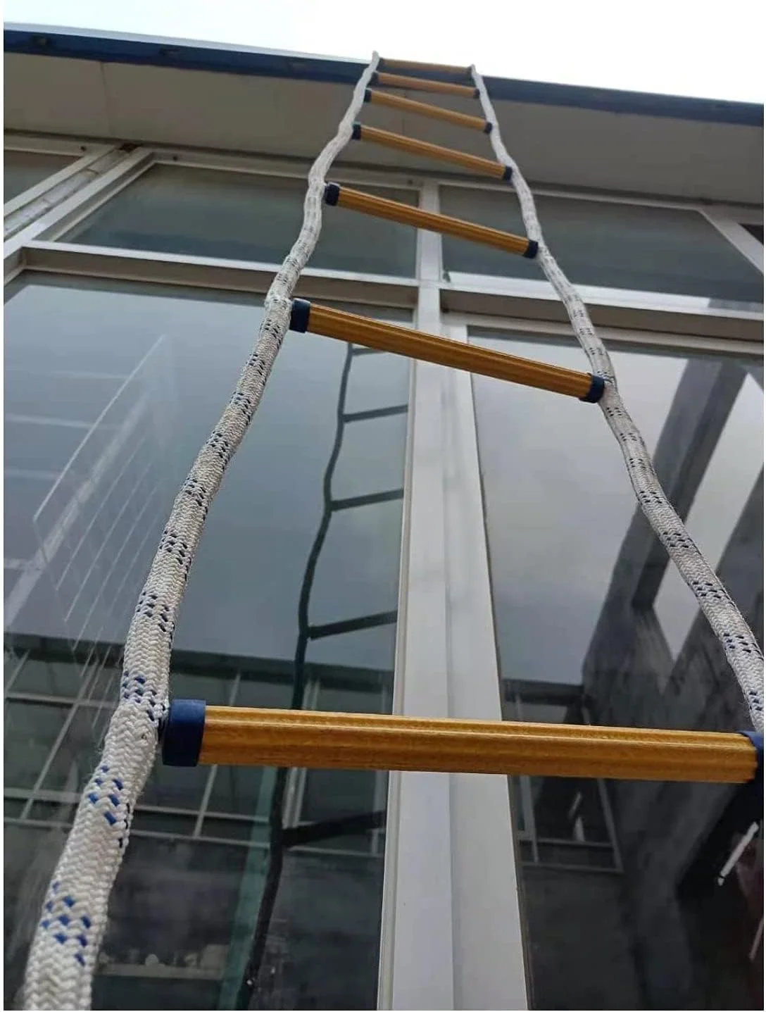 Rope Ladder Emergency Fire Escape Ladder Fire Escape Ladder Emergency Safety Rope Ladders Fast to Deploy Home Climbing Fire Escape/8M/26Ft/25M/82Ft