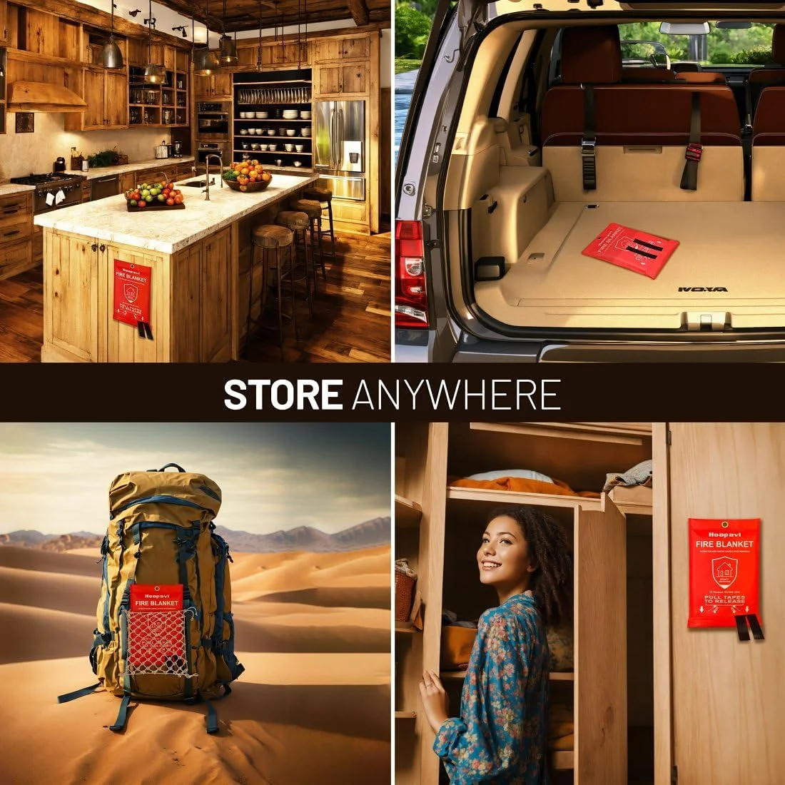 پک 4 عددی پتوی آتش نشانی اضطراری Hoapavi برای خانه و آشپزخانه، 40 در 40 اینچ، پتوهای مقاوم در برابر شعله مناسب برای کمپینگ، باربیکیو، پیک نیک، ماشین، شومینه و پتوهای ایمنی بقا در شرایط اضطراری انبار پک 4 عددی پتوی آتش نشانی اضطراری Hoapavi برای خانه و آشپزخانه، 40 در 40 اینچ، پتوهای مقاوم در برابر شعله مناسب برای کمپینگ، باربیکیو، پیک نیک، ماشین، شومینه و پتوهای ایمنی بقا در شرایط اضطراری انبار