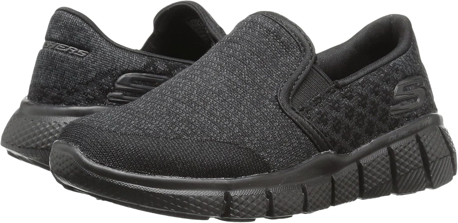 کفش راحتی پسرانه اسکیچرز مدل Equalizer 97373L، مشکی/مشکی، سایز کوچک، 28 EU