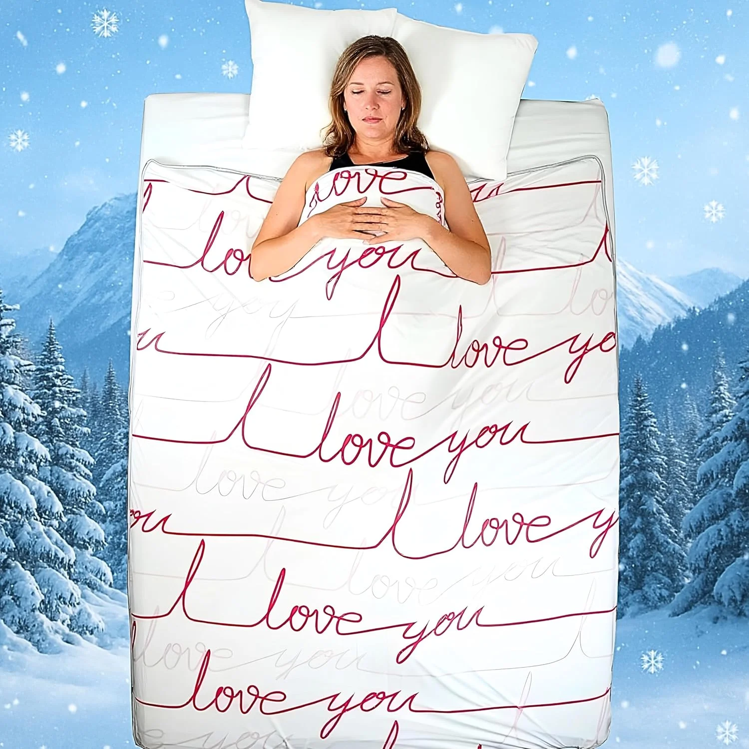 پتوی خنک کننده طرح زینلو دوستت دارم - پتوی خنک کننده رمانتیک ضد گرما Q-Max >0.4 لحاف خنک کننده برای زوج های عاشق در تابستان (130 x 170 سانتی متر) پتوی خنک کننده طرح زینلو دوستت دارم - پتوی خنک کننده رمانتیک ضد گرما Q-Max >0.4 لحاف خنک کننده برای زوج های عاشق در تابستان (130 x 170 سانتی متر)