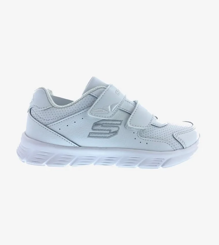 کفش پسرانه سفید رنگ Skechers Comfy Flex سایز 27.5 EU