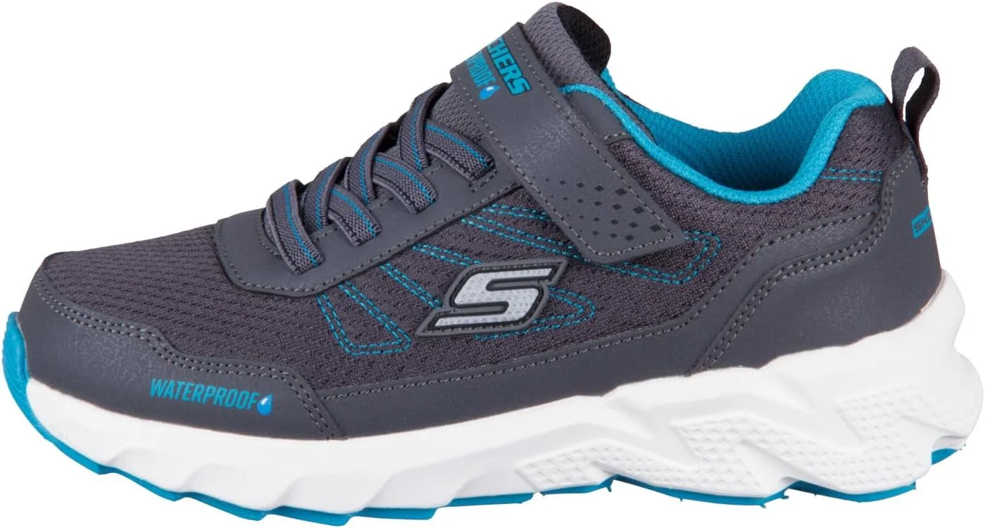 کفش ورزشی پسرانه اسکیچرز مدل Elite Sport Tread، طوسی آبی، سایز 13