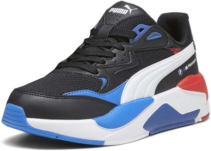 کفش‌های کتانی پسرانه پوما مدل BMW MMS X-Ray Speed بنددار - مشکی