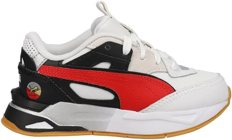 کفش ورزشی پوما میراژ اسپورت Aos (مناسب کودکان)، سفید پوما/قرمز پرخطر/مشکی پوما، سایز 2 کودک