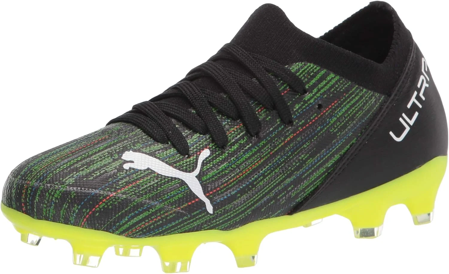 کفش فوتبال پوما مدل Ultra 3.2 Fg/Ag Jr، آبی، مناسب برای کودکان و نوجوانان