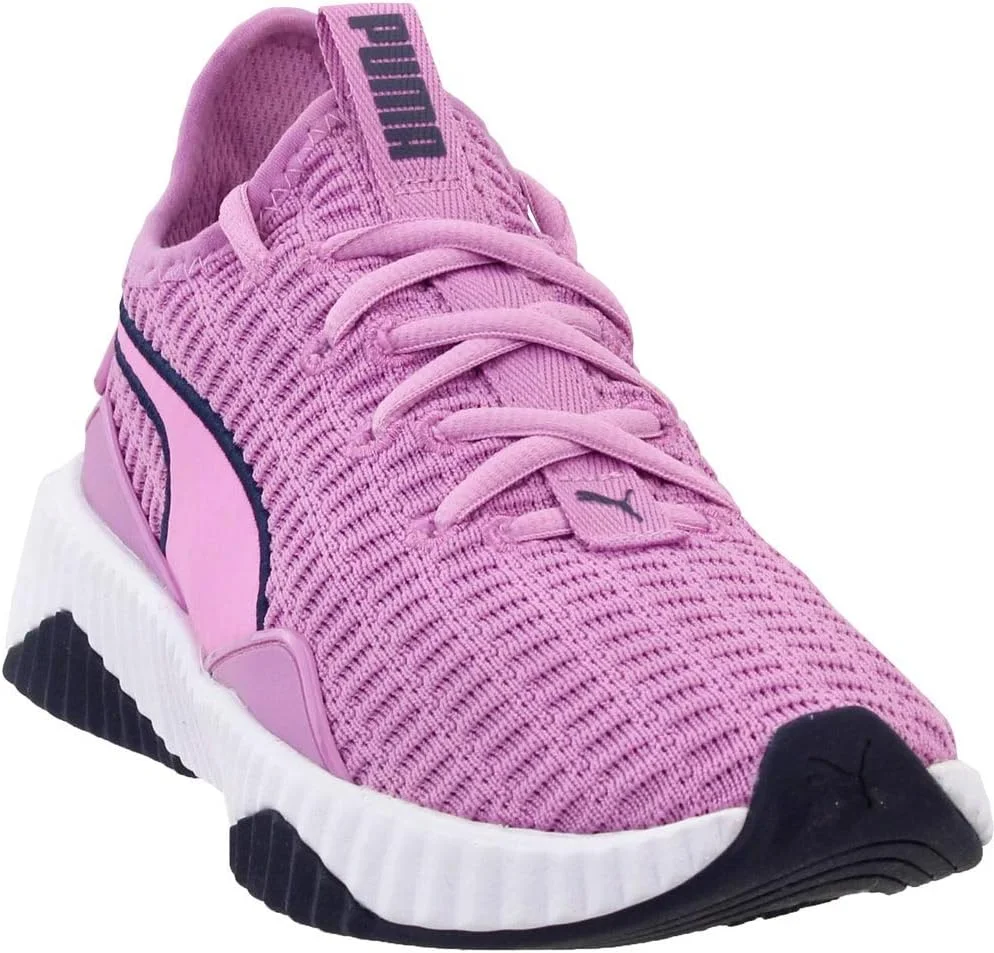 کفش ورزشی دخترانه پوما مدل Defy، سفید مشکی، سایز 38 EU