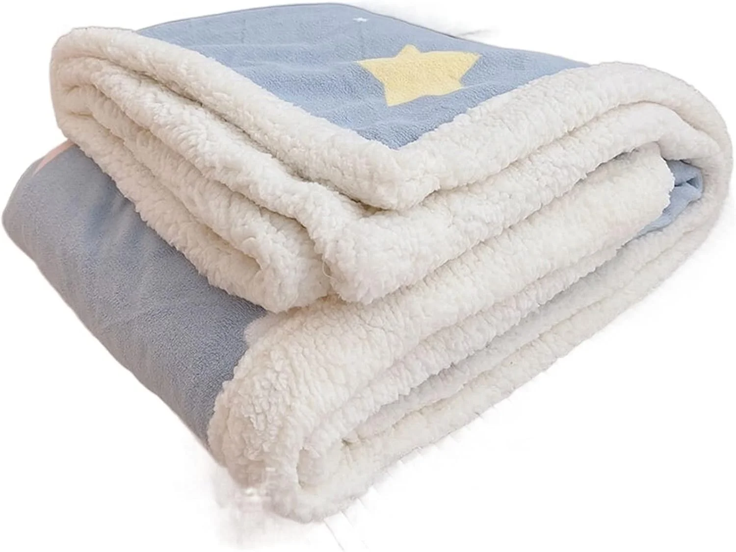 پتوی دونفره YYVVBBF مناسب تخت، پتوی ضخیم زمستانی، لحاف بهاره و پاییزی، پتوی پشمی، دو لایه، گرم نگه دارنده، رو تختی، پتوی چرت زدن نرم و لطیف