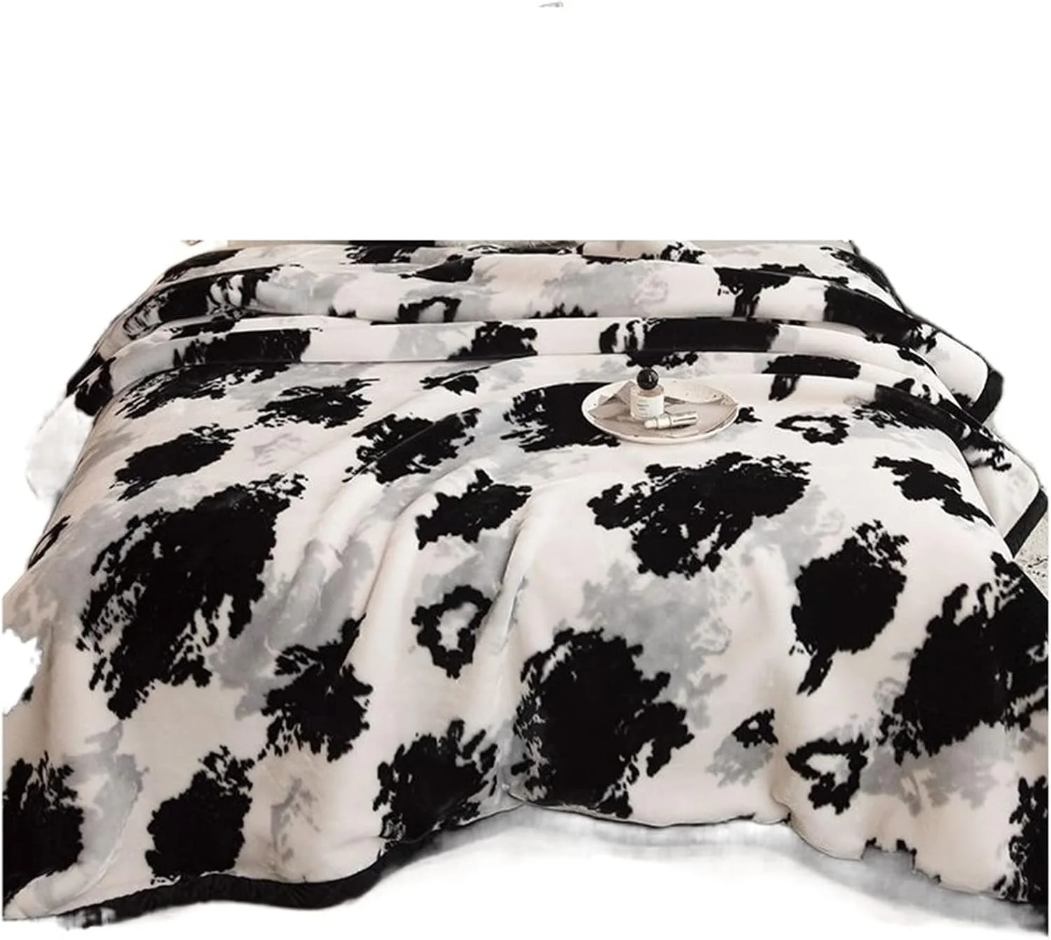 پتوی دونفره YYVVBBF مناسب تخت خواب، پتوی چند منظوره، پتوی مسافرتی پشمی دولایه زمستانی، پتوی ضخیم و گرم