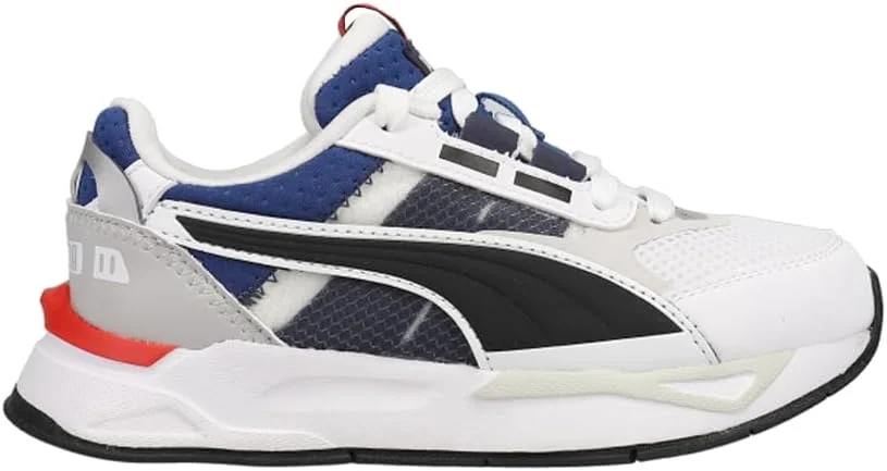 کفش‌های کتانی پسرانه پوما مدل Mirage Sport Tech با بند - مشکی، آبی، خاکستری، سفید