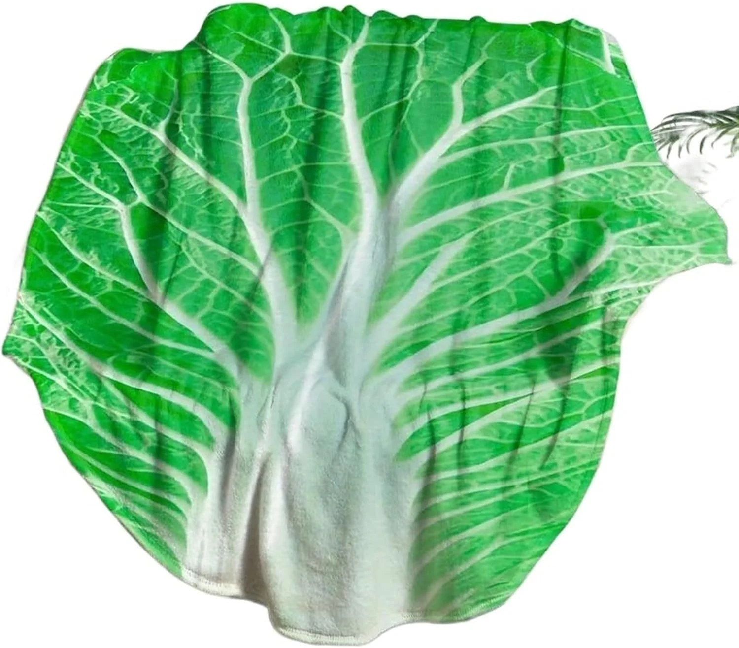 پتوی دونفره YYVVBBF طرح کلم و کاهو، پتوی نرم و گرم، مناسب تخت، مبل، مدرسه