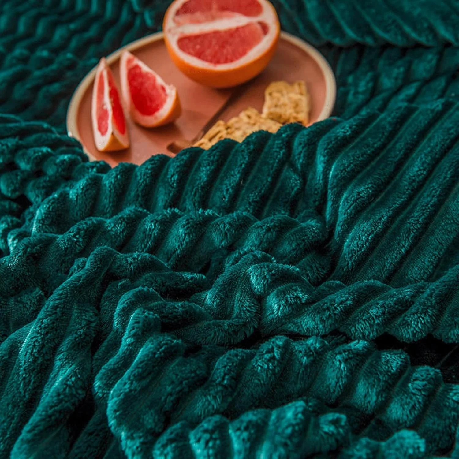 پتوی کویین YYVVBBF برای تخت، پتوی نرم به رنگ سبز، پتوهای تک نفره گرم برای تختخواب (100x120 سانتی متر 39x47 اینچ)