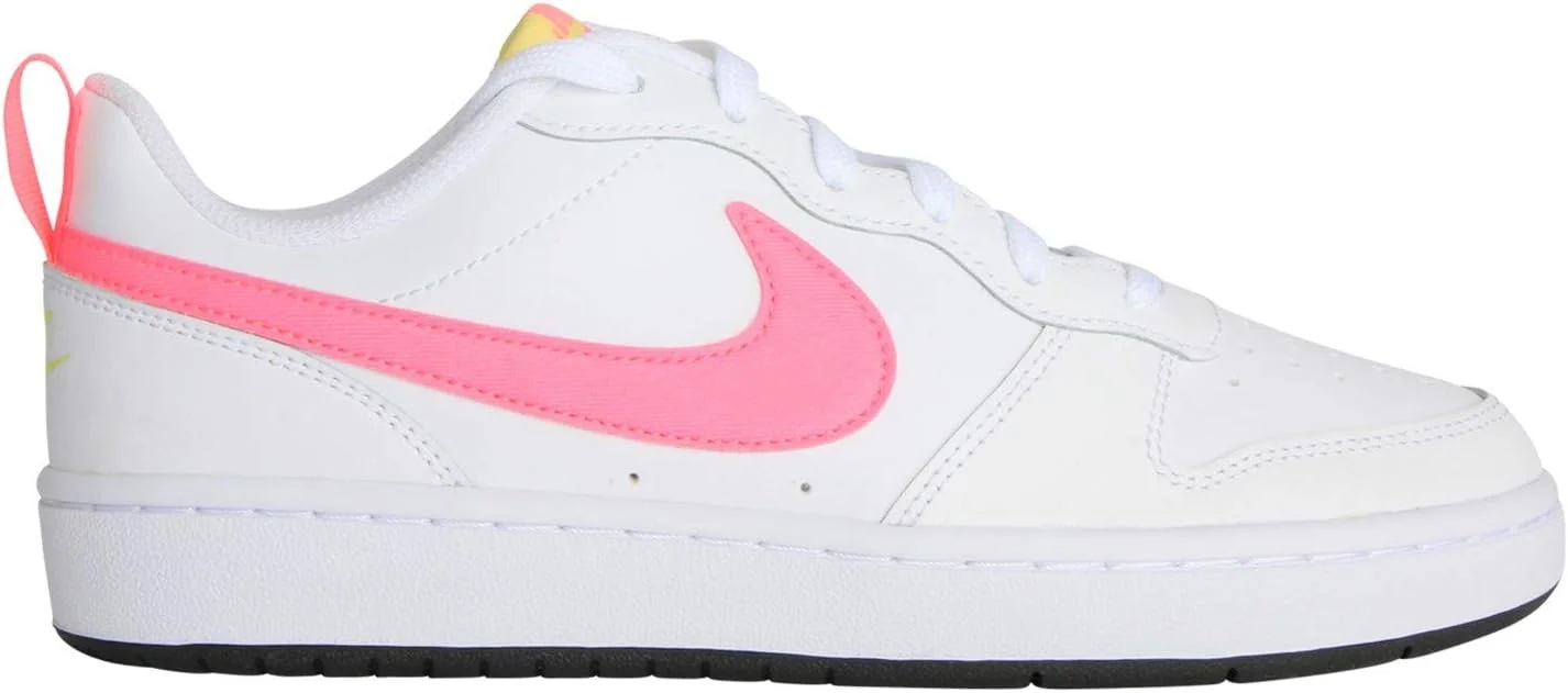 کفش بسکتبال پسرانه NIKE Court Borough Low 2 (Gs) کودک، طوسی صورتی کفش بسکتبال پسرانه NIKE Court Borough Low 2 (Gs) کودک، طوسی صورتی
