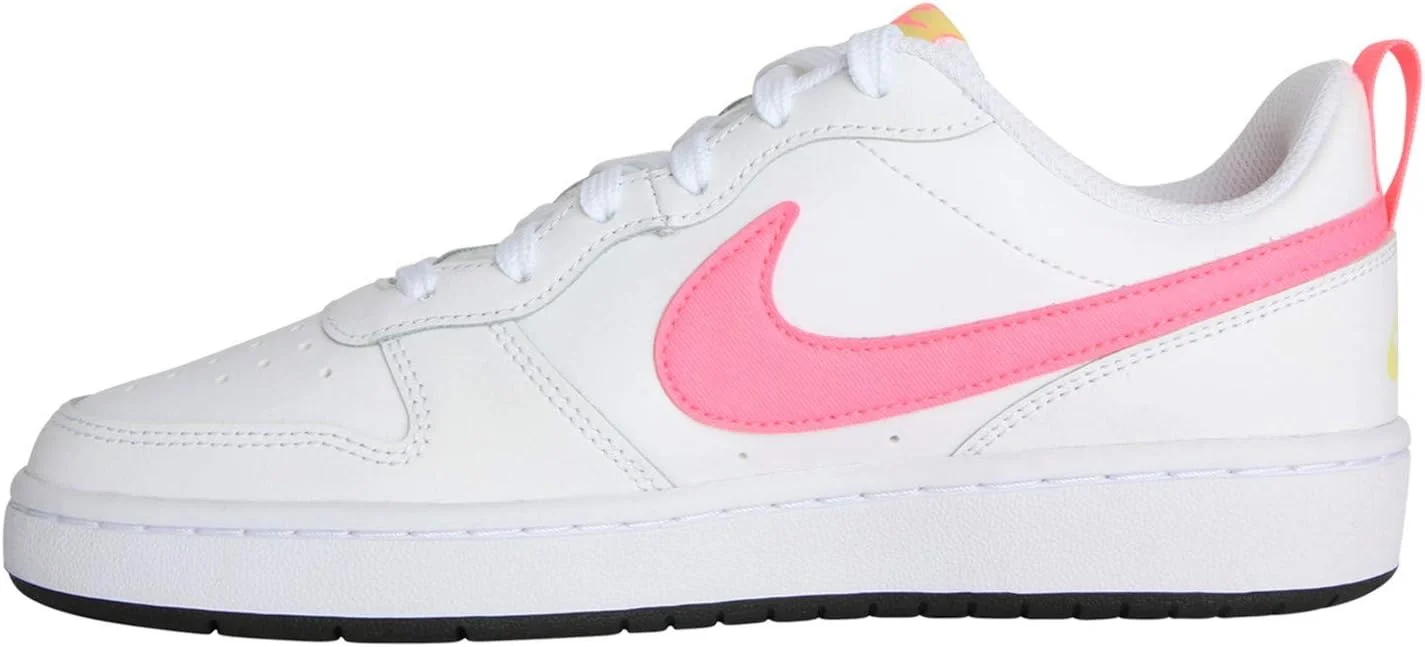 کفش بسکتبال پسرانه NIKE Court Borough Low 2 (Gs) کودک، طوسی صورتی کفش بسکتبال پسرانه NIKE Court Borough Low 2 (Gs) کودک، طوسی صورتی