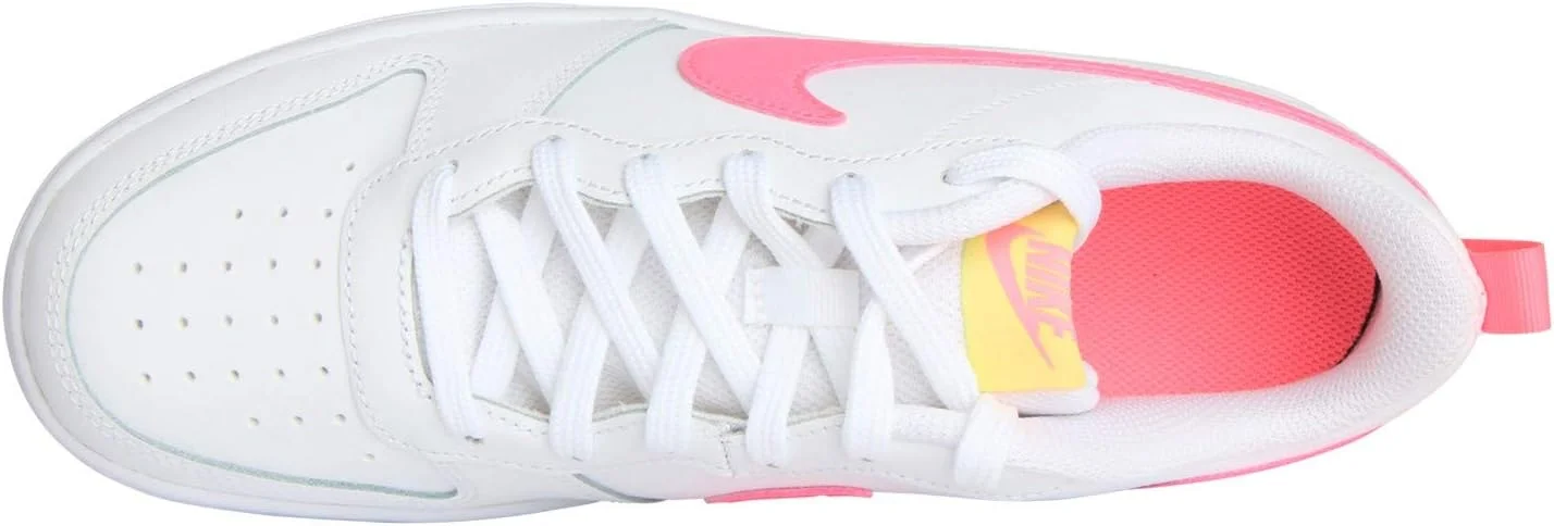 کفش بسکتبال پسرانه NIKE Court Borough Low 2 (Gs) کودک، طوسی صورتی کفش بسکتبال پسرانه NIKE Court Borough Low 2 (Gs) کودک، طوسی صورتی