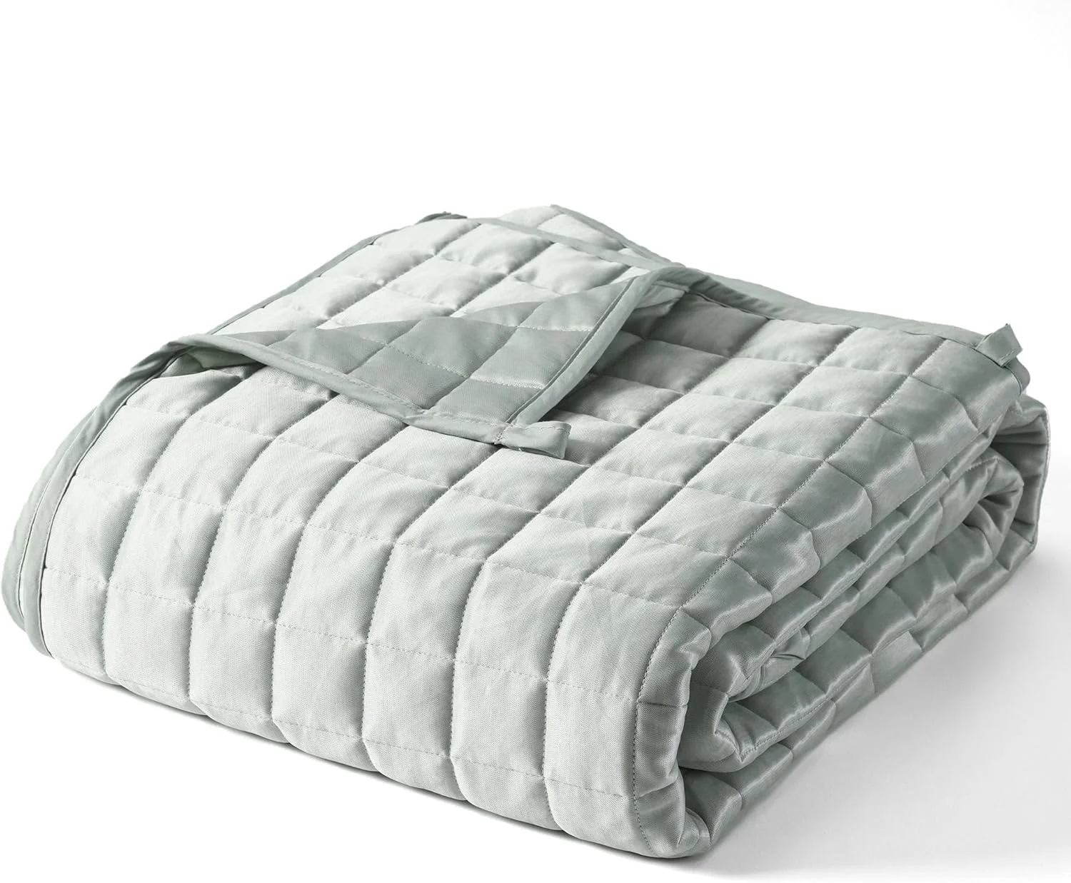 پتوی سنگین خنک کننده YnM برای بزرگسالان، پتوی سنگین 15 پوندی با پارچه 100% پلی استر، ایده آل برای افراد گرمایی یا روزهای تابستان (152x203 سانتی متر برای تخت کوئین/کینگ، 6.8 کیلوگرم، سبز)