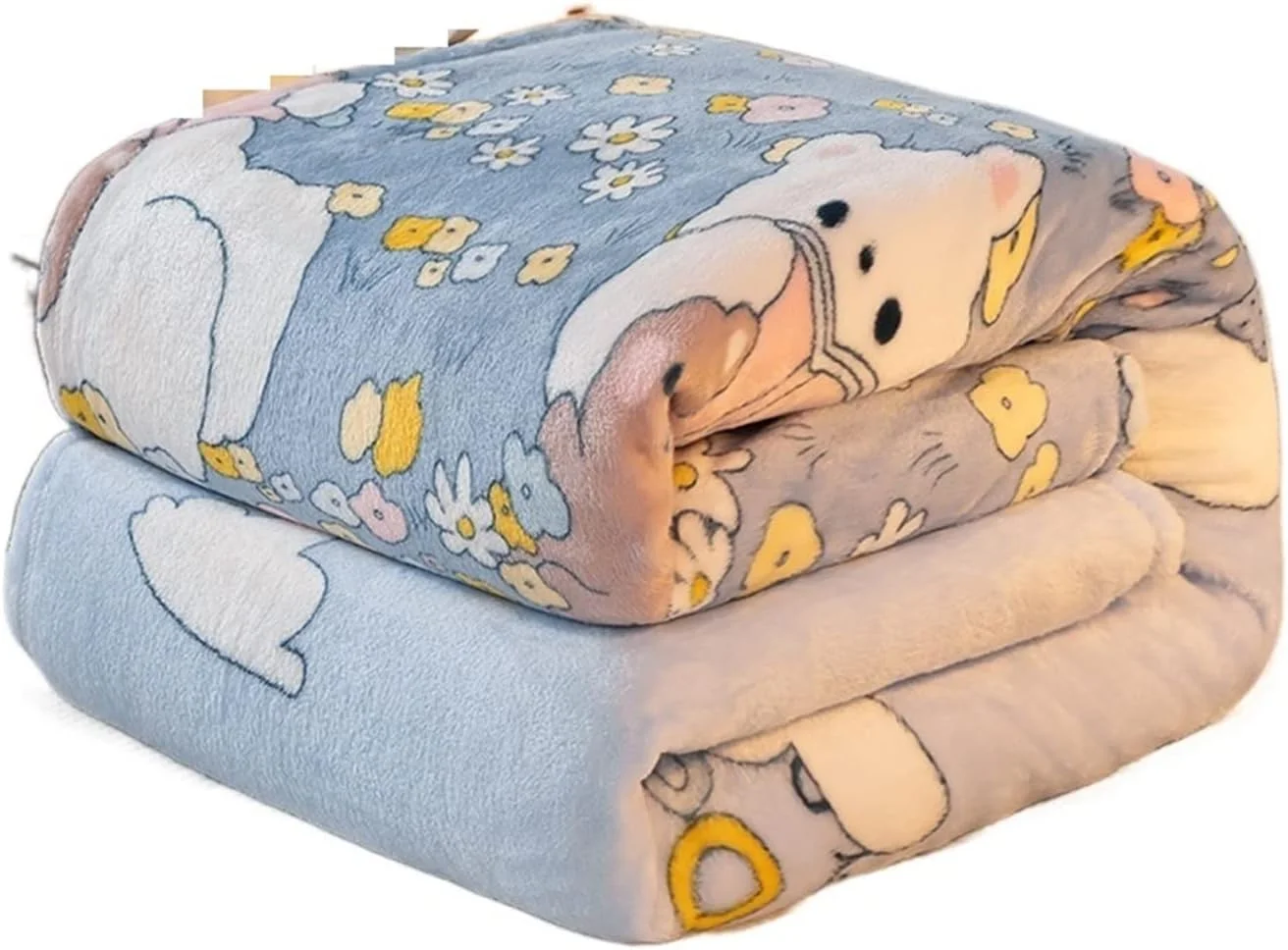 پتوی دونفره YYVVBBF نرم و گرم راه راه مناسب تخت، مبل و فضای باز