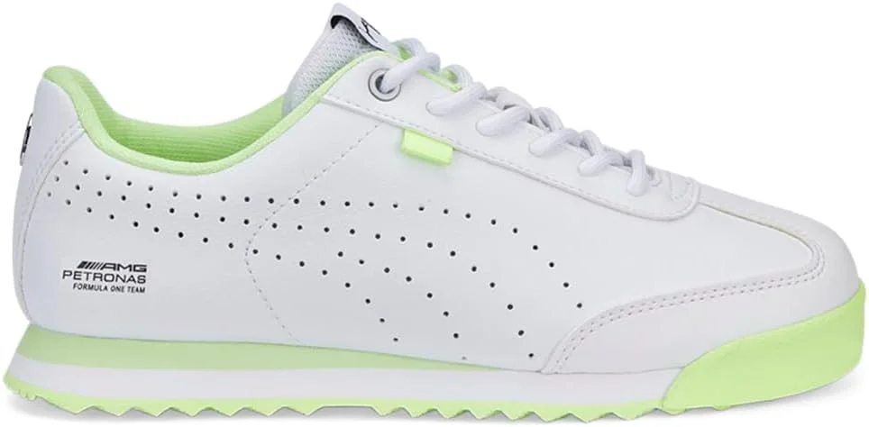 کفش‌های کتانی پسرانه پوما مدل Mapf1 Roma Via Perforated Motorsport بنددار - سفید - سایز 4.5 M