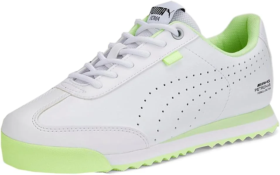 کفش‌های کتانی پسرانه پوما مدل Mapf1 Roma Via Perforated Motorsport بنددار - سفید - سایز 4.5 M