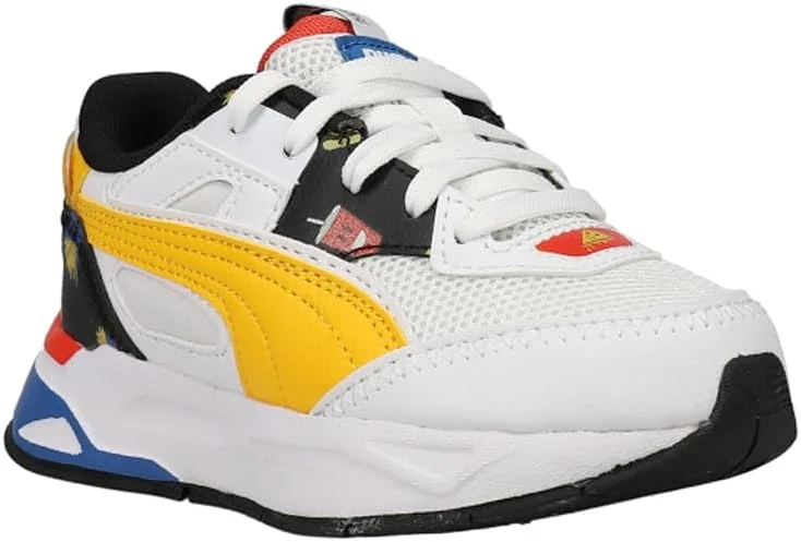 کفش ورزشی پوما مدل Mirage Sport Foodies (مناسب کودکان) سفید/زرد طیفی سایز 12.5