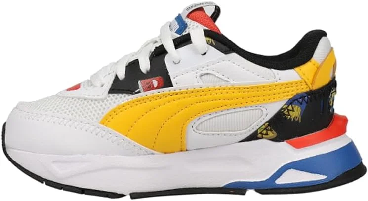 کفش ورزشی پوما مدل Mirage Sport Foodies (مناسب کودکان) سفید/زرد طیفی سایز 12.5