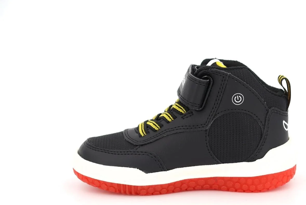 کفش ورزشی بچگانه جیوکس هری پاتر Buzzerlight، کفش های ورزشی ساق بلند با بست، مشکی/زرد کفش ورزشی بچگانه جیوکس هری پاتر Buzzerlight، کفش های ورزشی ساق بلند با بست، مشکی/زرد