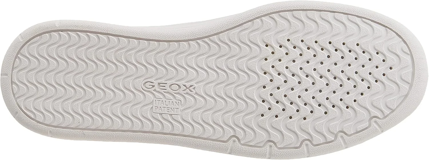 کفش مردانه گئاکس مدل U Magnete G با رویه کوتاه و بند دار از جنس مصنوعی (سفید سرمه ای، سایز 7)