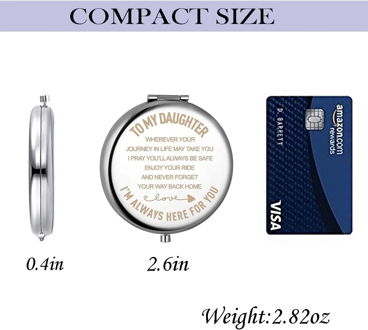 آینه آرایشی سفری sedmart، هدیه دخترانه از طرف مادر و پدر، هدیه تولد کریسمس برای دختر بزرگسال یا دختران، هدیه مادر دختری آینه آرایشی سفری sedmart، هدیه دخترانه از طرف مادر و پدر، هدیه تولد کریسمس برای دختر بزرگسال یا دختران، هدیه مادر دختری