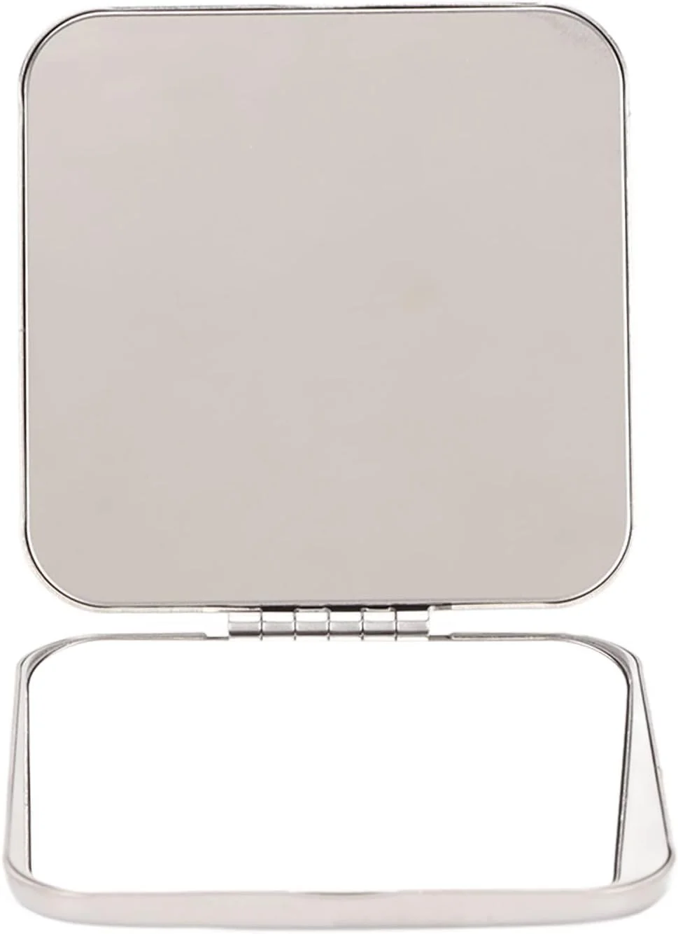 آینه جیبی Shanrya، آینه مسافرتی جمع و جور و قابل حمل با تصویر واضح برای کیف و مسافرت (مربع)