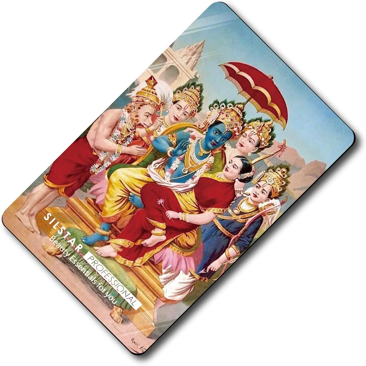 آینه کارتی فشرده حرفه ای سیل استار، آینه آرایشی اکریلیک نشکن، آینه کوچک آرایشی برای کیف پول، کیف مسافرتی، آینه جیبی دستی فشرده _ راجا راوی وارما _ راماپانچایان 147