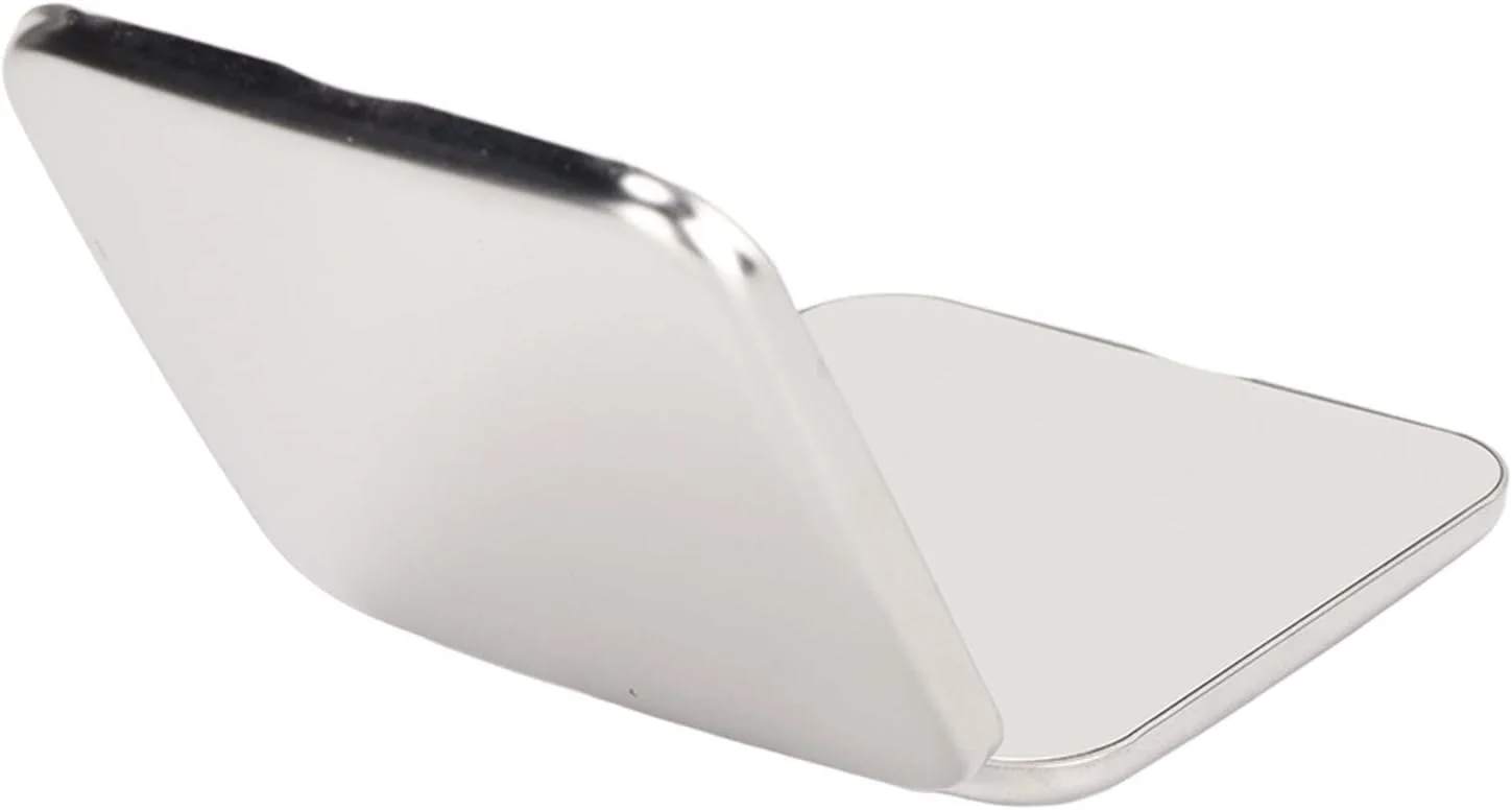 آینه جیبی Shanrya، آینه مسافرتی جمع و جور و قابل حمل با تصویر واضح برای کیف و مسافرت (مربع)