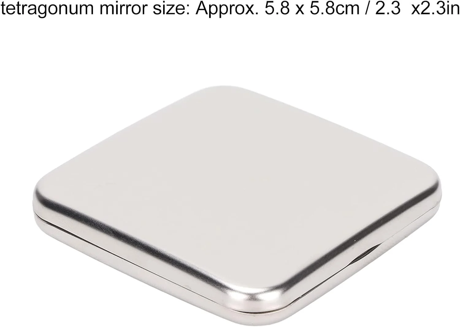 آینه جیبی Shanrya، آینه مسافرتی جمع و جور و قابل حمل با تصویر واضح برای کیف و مسافرت (مربع)