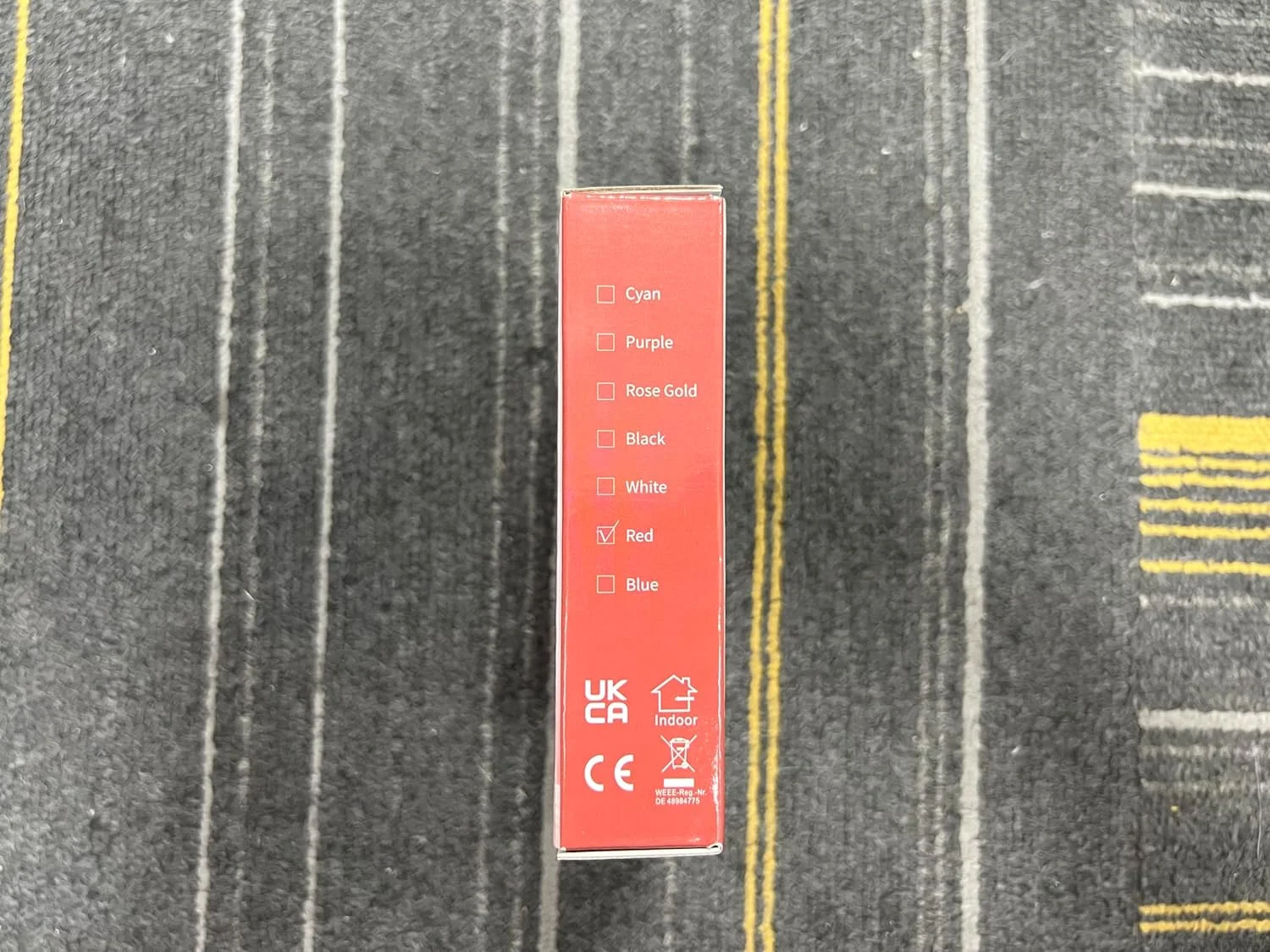 آینه آرایشی مسافرتی چراغ دار WOBSION، آینه جیبی 1x/10x بزرگنمایی برای کیف دستی، آینه های جیبی قابل شارژ 10 سانتی متری، آینه های LED دو طرفه با نور قابل تنظیم، دستی، هدیه برای زنان، قرمز