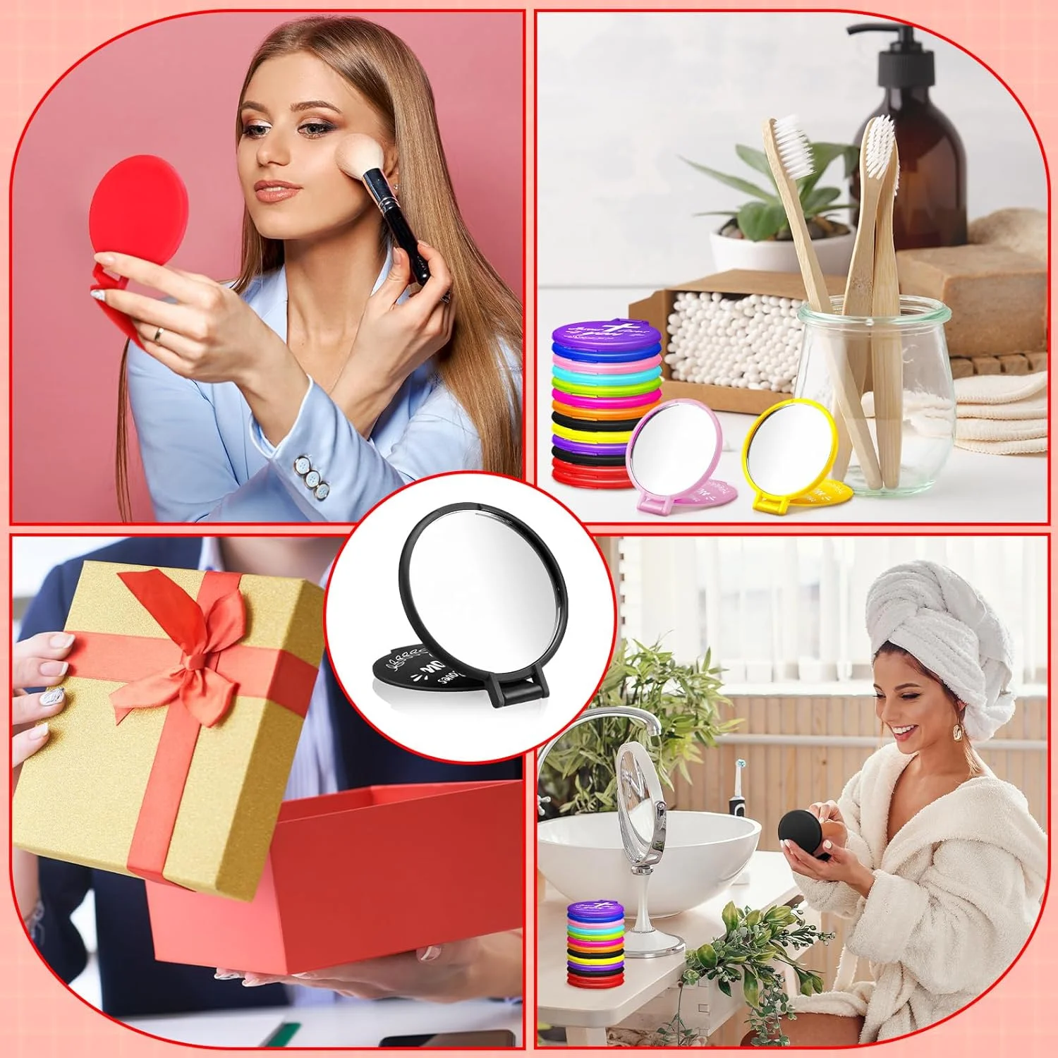 آینه جیبی 80 عددی یرلیکر، آینه آرایشی گرد، آینه شیشه ای قابل حمل، آینه آرایشی مسافرتی کوچک، آینه تاشو مینی برای زنان، همکاران، دوستان، هدیه مسافرتی کریسمس (عیسی تو را دوست دارد) آینه جیبی 80 عددی یرلیکر، آینه آرایشی گرد، آینه شیشه ای قابل حمل، آینه آرایشی مسافرتی کوچک، آینه تاشو مینی برای زنان، همکاران، دوستان، هدیه مسافرتی کریسمس (عیسی تو را دوست دارد)