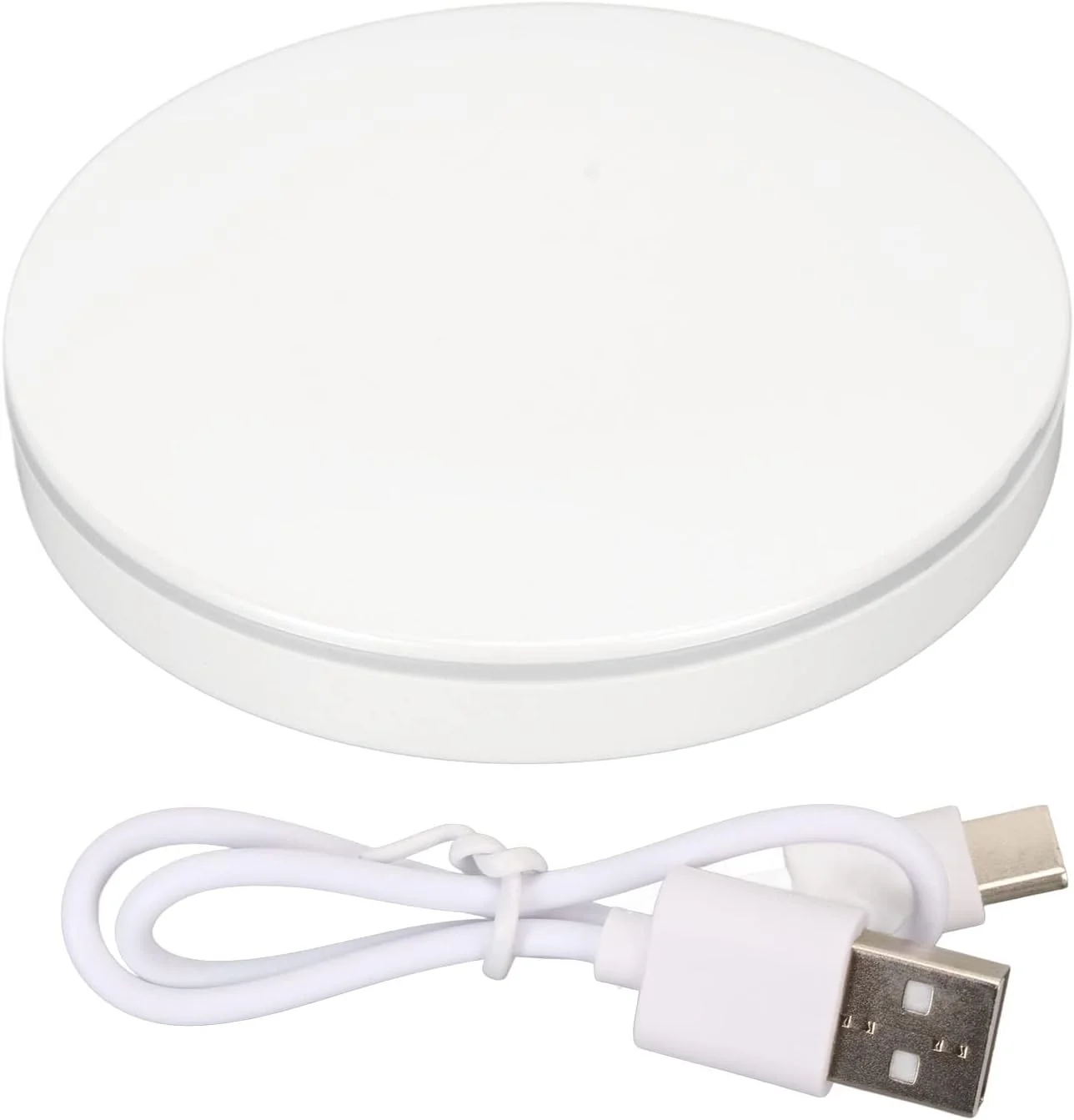 آینه آرایشی مسافرتی Zopsc با دوربین تست ضد آفتاب UV، بزرگنمایی 2 برابری، آینه جیبی 3.5 اینچی با نور، آینه آرایشی دستی برای کیف دستی.