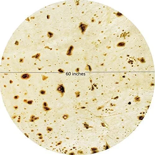 پتوی فلانل Beauenty، پتوی بوریتو تورتیلا بزرگسال و کودک، پتوی طرح غذای واقعی خنده دار دو طرفه، پتوی تورتیلا فلانل نرم و راحت (152 سانتی متر) پتوی فلانل Beauenty، پتوی بوریتو تورتیلا بزرگسال و کودک، پتوی طرح غذای واقعی خنده دار دو طرفه، پتوی تورتیلا فلانل نرم و راحت (152 سانتی متر)