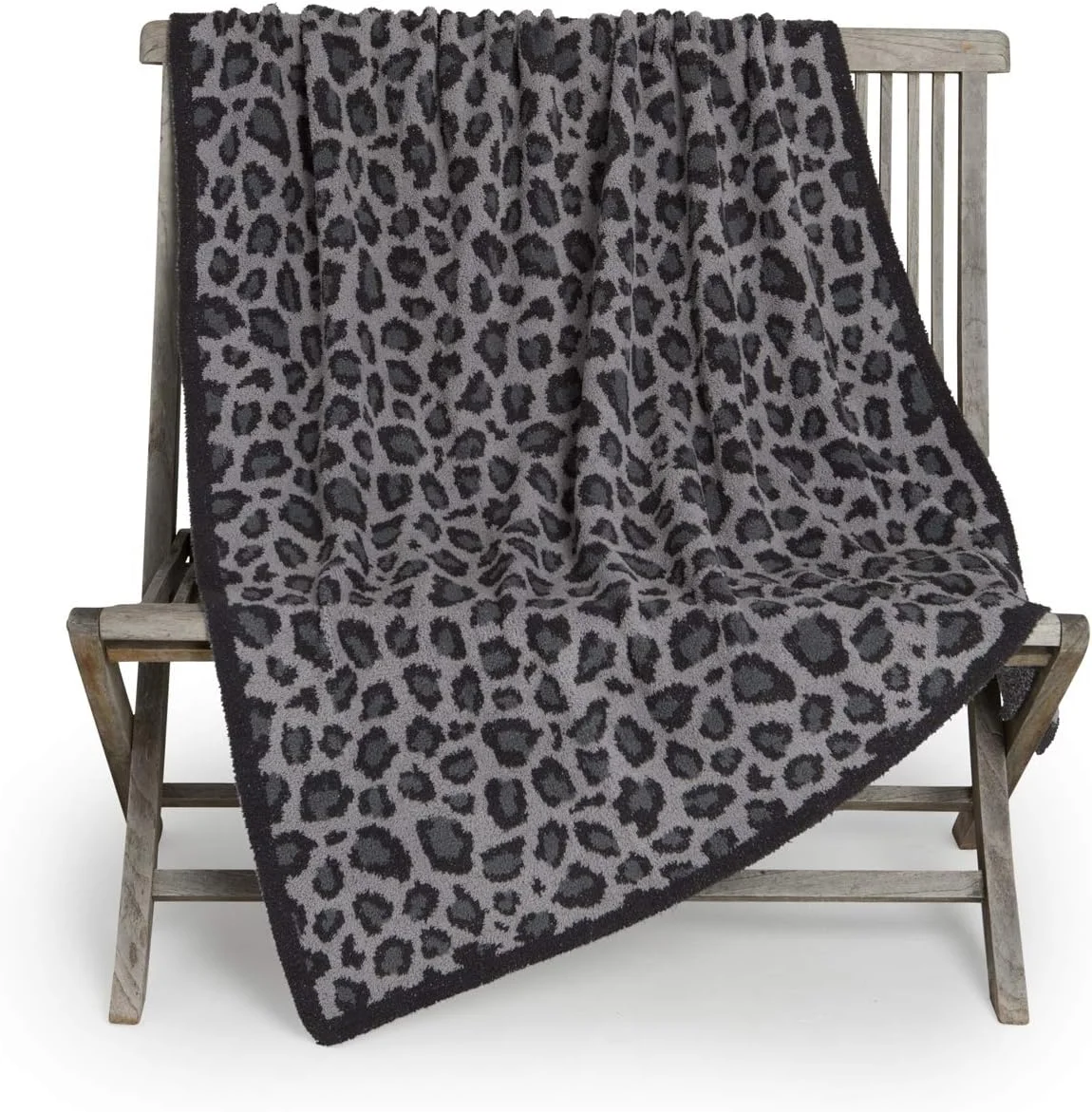 پتو سافاری CozyChic Barefoot Dreams خاکستری کبوتر چند رنگ