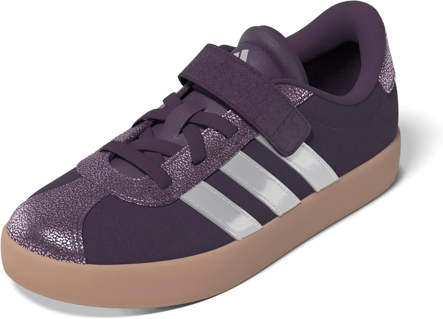adidas Unisex-Child Vl Court 3.0 Elastic Lace Sneaker