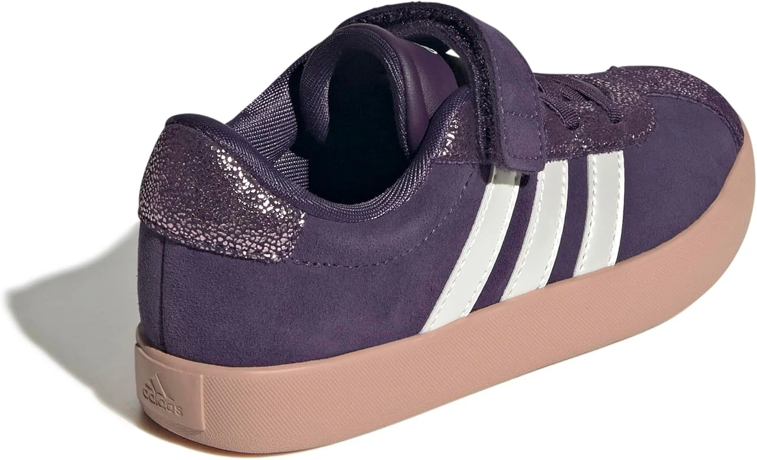 adidas Unisex-Child Vl Court 3.0 Elastic Lace Sneaker