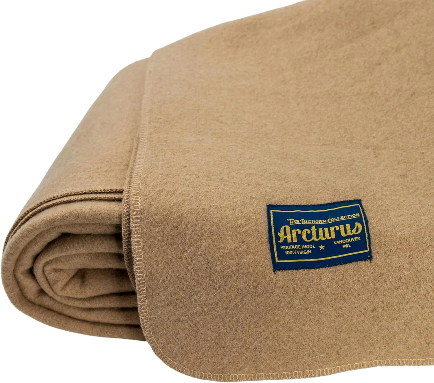 Arcturus Bighorn 100% Virgin Wool Blanket - Queen Size (Flax) Arcturus Bighorn 100% Virgin Wool Blanket - Queen Size (Flax)