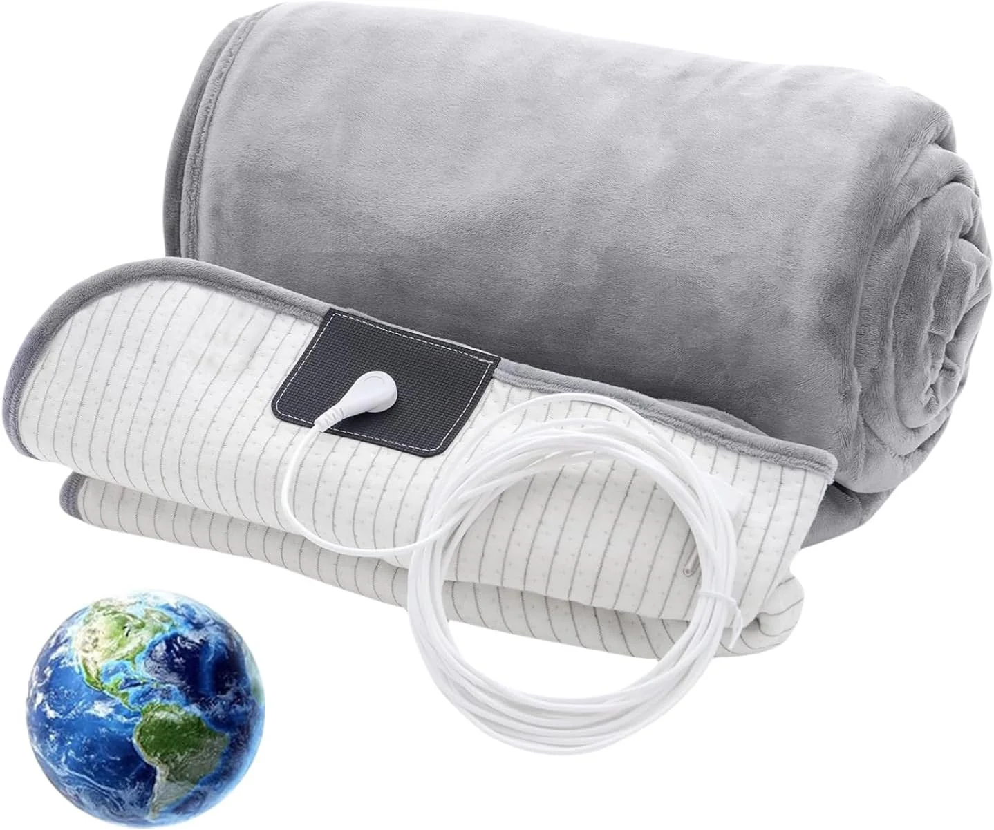 پتو اتصال به زمین Angju برای رختخواب، 95% پنبه ارگانیک + 5% الیاف نقره خالص، 100*105 سانتی متر پتو متصل به زمین با سیم اتصال به زمین، پتوهای اتصال به زمین برای بهبود خواب، کاهش درد، درمان سالم پتو اتصال به زمین Angju برای رختخواب، 95% پنبه ارگانیک + 5% الیاف نقره خالص، 100*105 سانتی متر پتو متصل به زمین با سیم اتصال به زمین، پتوهای اتصال به زمین برای بهبود خواب، کاهش درد، درمان سالم