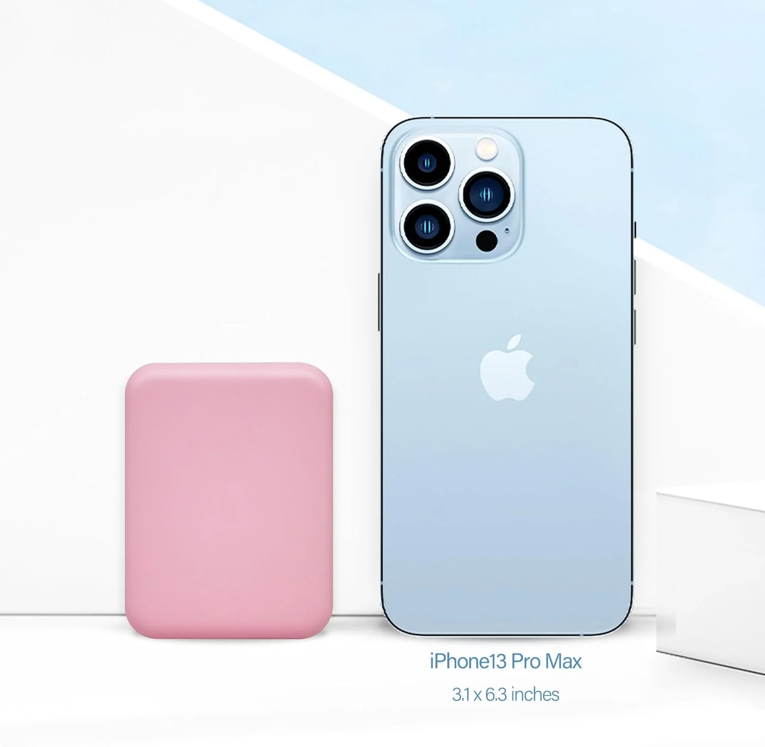 SNOWFLAKES آینه آرایشی جیبی LED تاشو و قابل حمل - دو طرفه بزرگنمایی 1X/3X، طراحی تاشو، آینه کوچک دستی روشن شونده برای کیف پول، صورتی