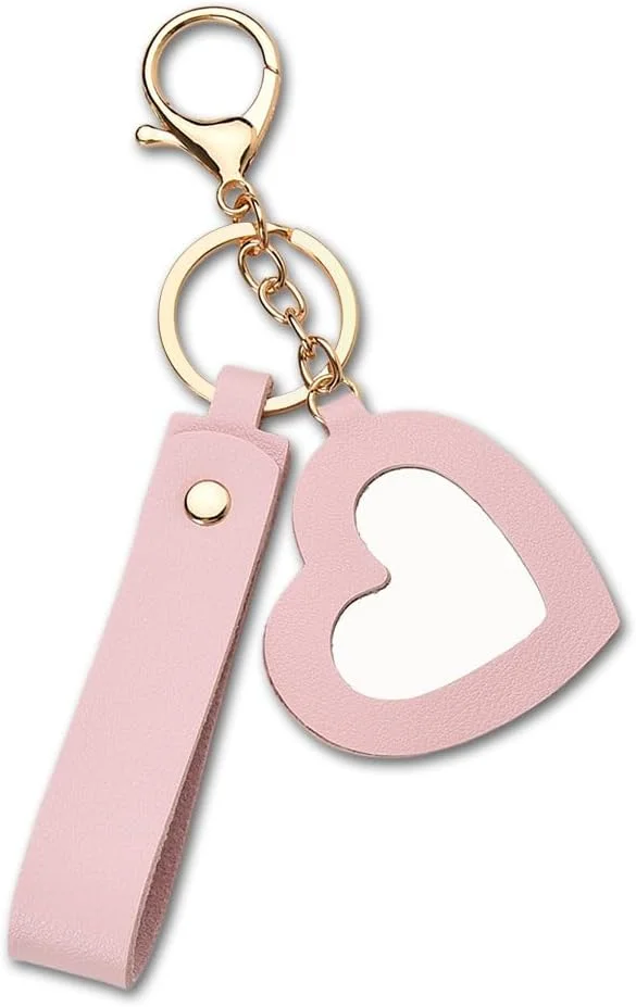 جاکلیدی روغن لب Sisadodo با آینه، جاکلیدی نگهدارنده رژ لب روغنی برای کلیدهای ماشین، جاکلیدی، کیف نگهدارنده رژ لب