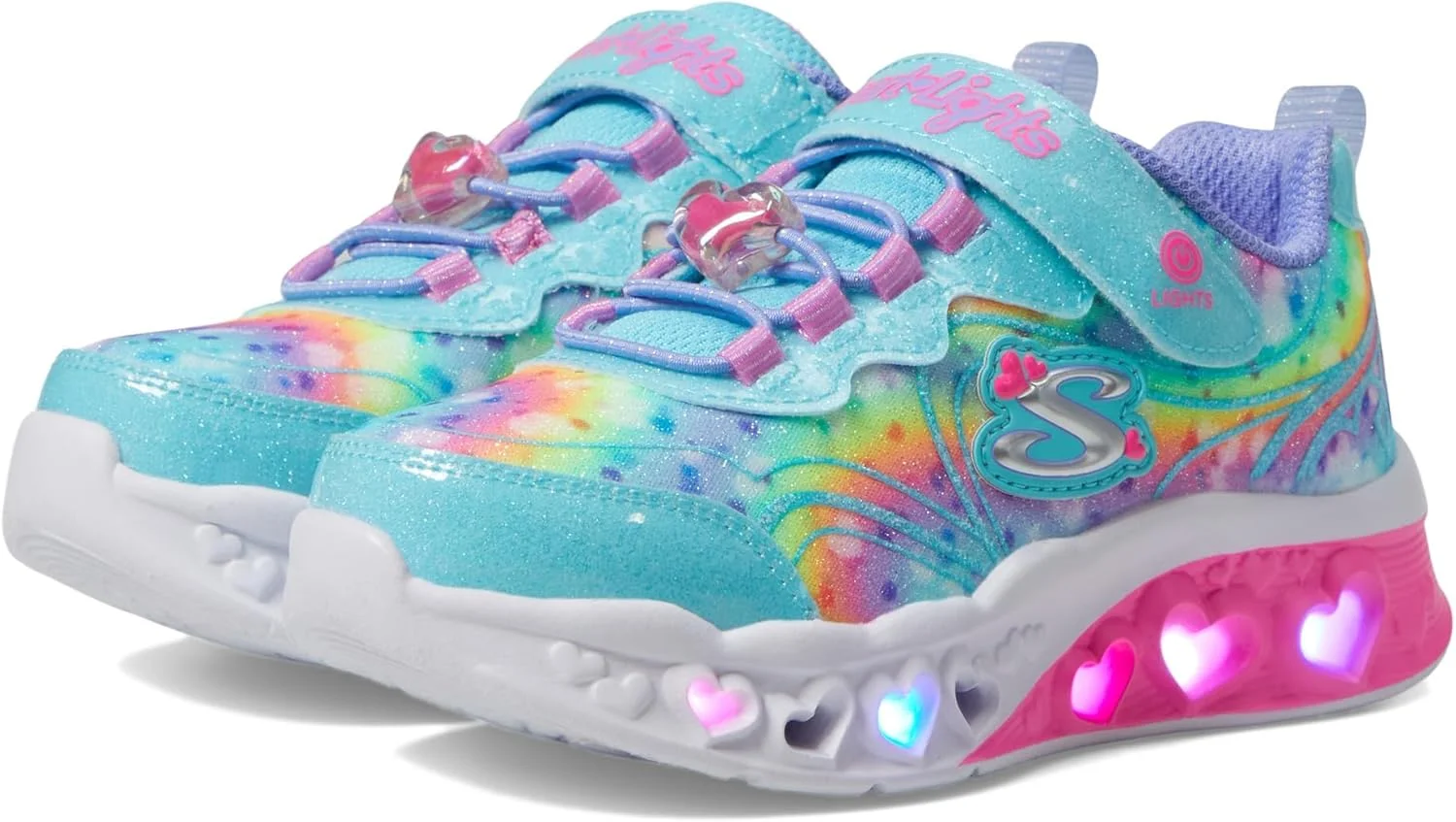 بوت پیاده روی دخترانه اسکیچرز فلاتر هارت لایتز گرووی سورل