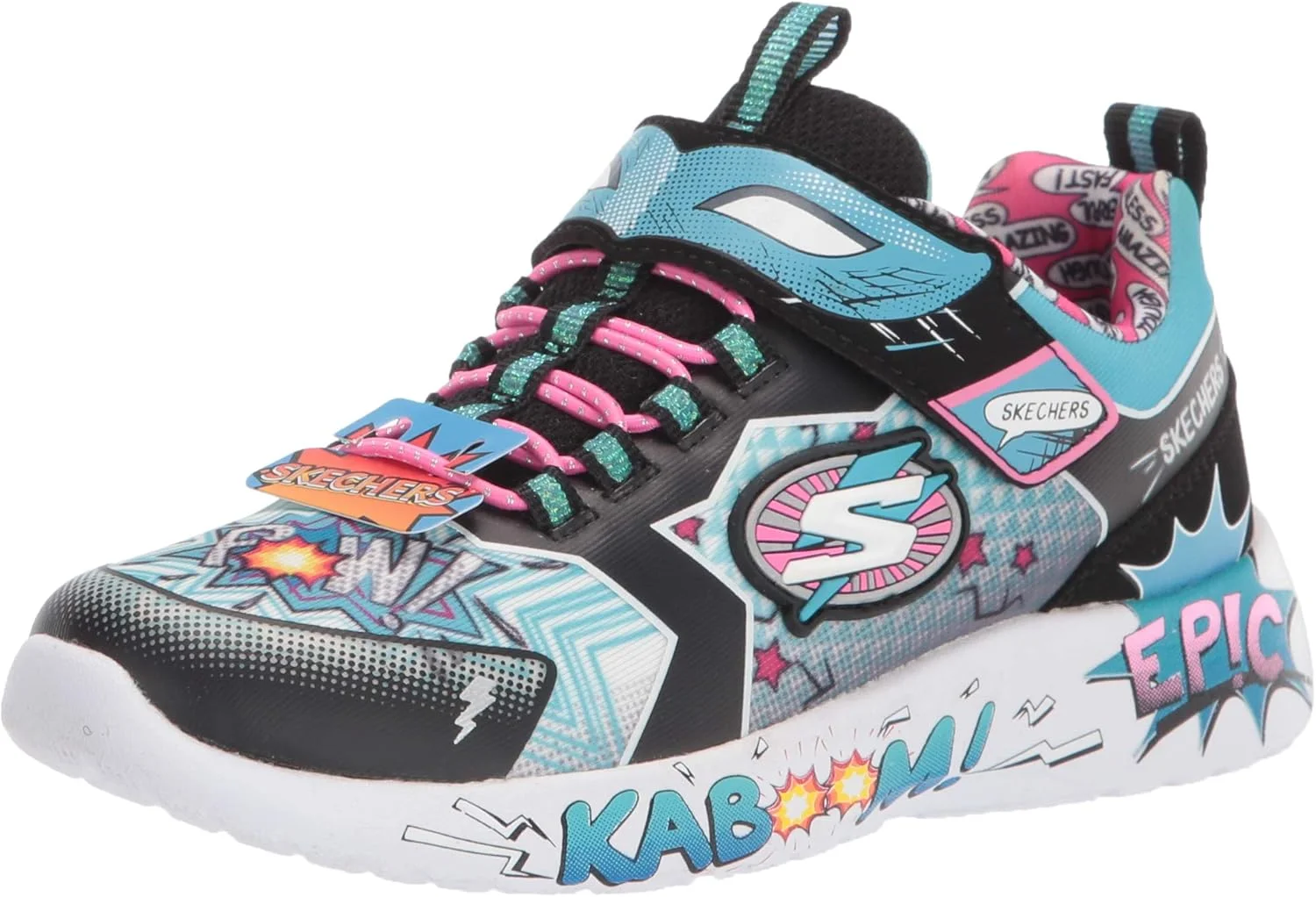 کفش دخترانه اسکیچرز مدل Gore & Strap به همراه ماسک