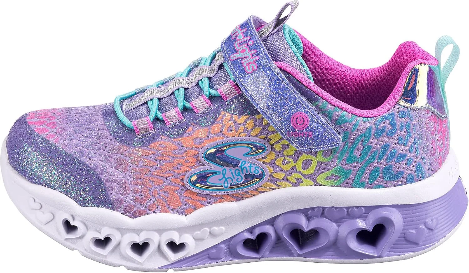 کفش ورزشی بچگانه اسکیچرز مدل Flutter Heart Lights-Loves