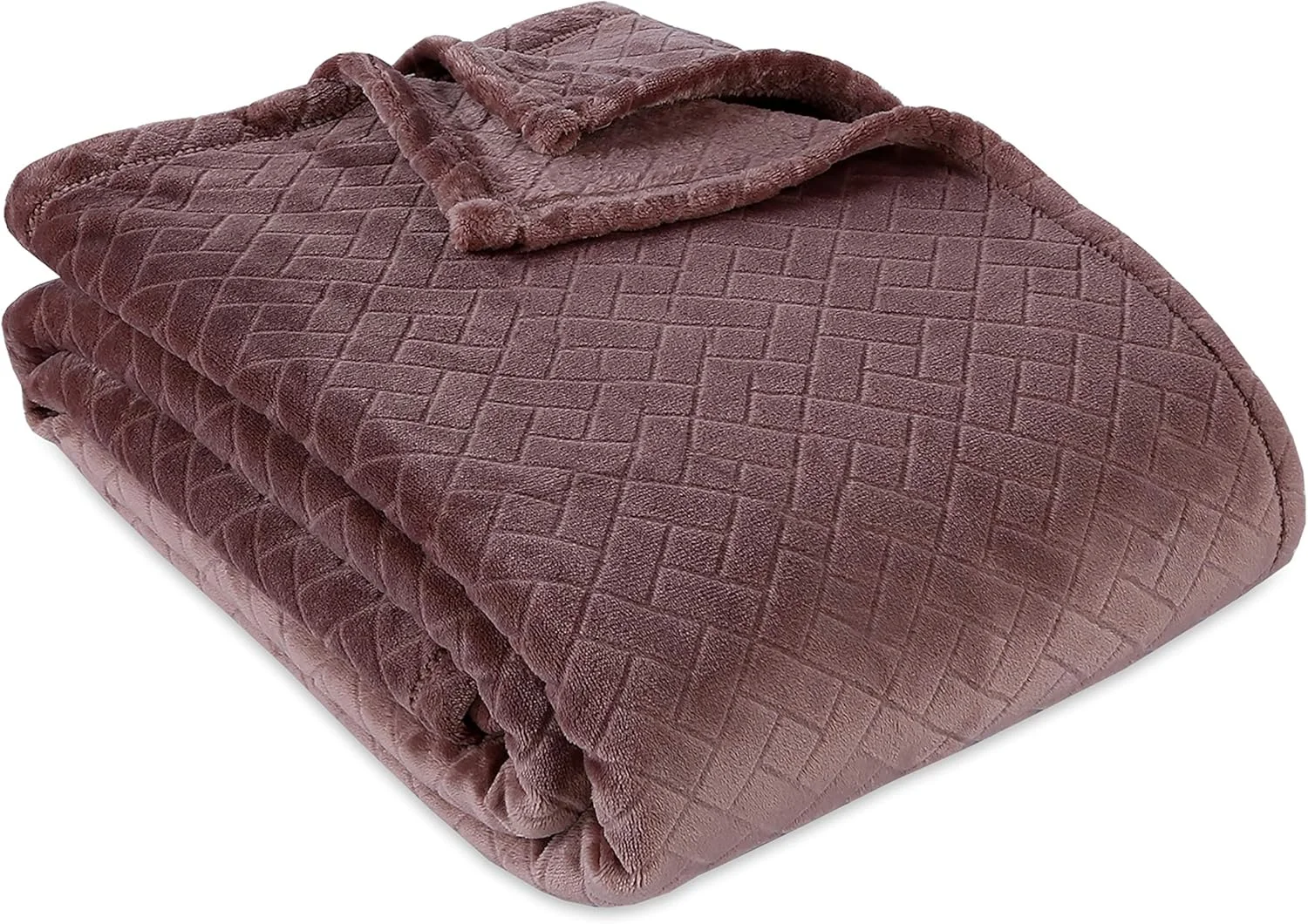 پتوی مخملی فوق العاده نرم و لطیف Berkshire Blanket مدل VelvetLoft، مناسب تخت یک نفره، ابعاد 152 در 228 سانتی متر، آبی، E4563-TW-732