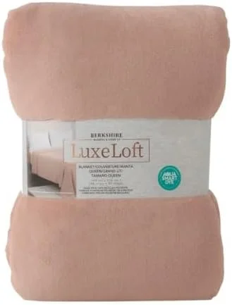 پتوی لاکچری LuxeLoft Berkshire Life (صورتی، کینگ (284cm x 233cm))