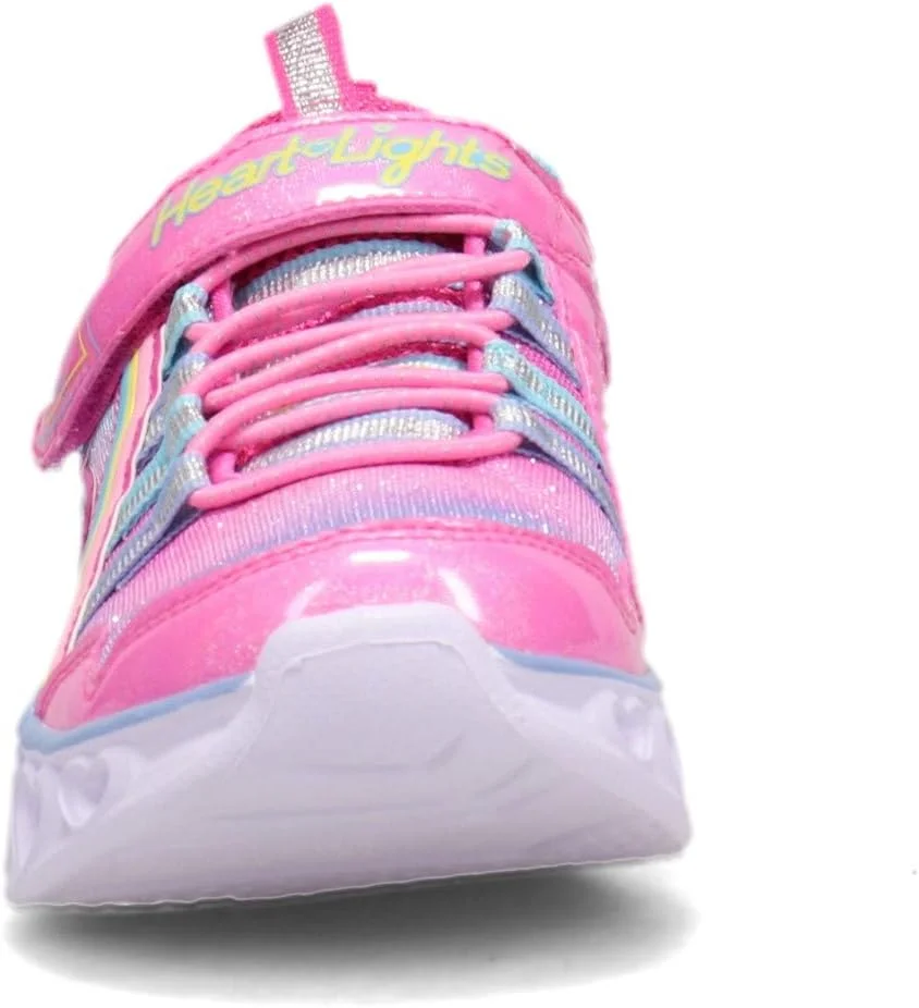کفش دخترانه اسکیچرز مدل Heart Lights-rainbow Lux